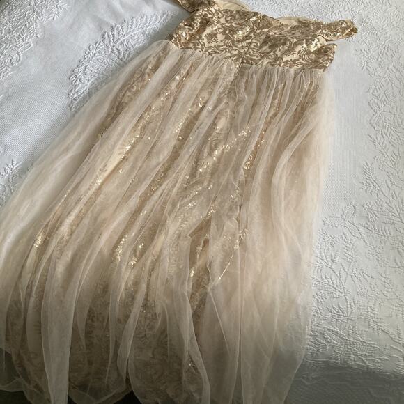 Faeriesty Sequin Tulle Prom Dress Formal Gown Evening Party size 22 - Picture 5 of 15